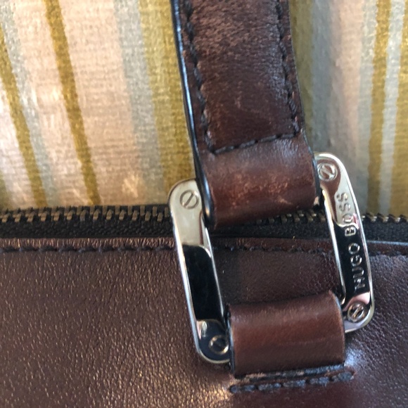Hugo Boss Vintage  Brown Leather Small Purse - Picture 3 of 5